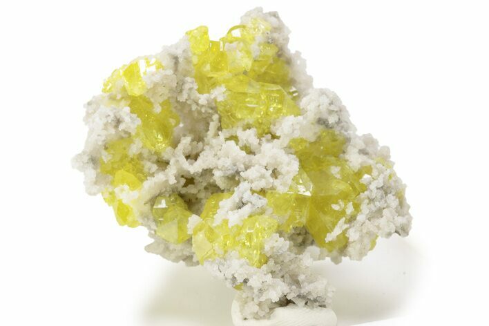 Aesthetic Sulfur Crystal Cluster - Italy #240644
